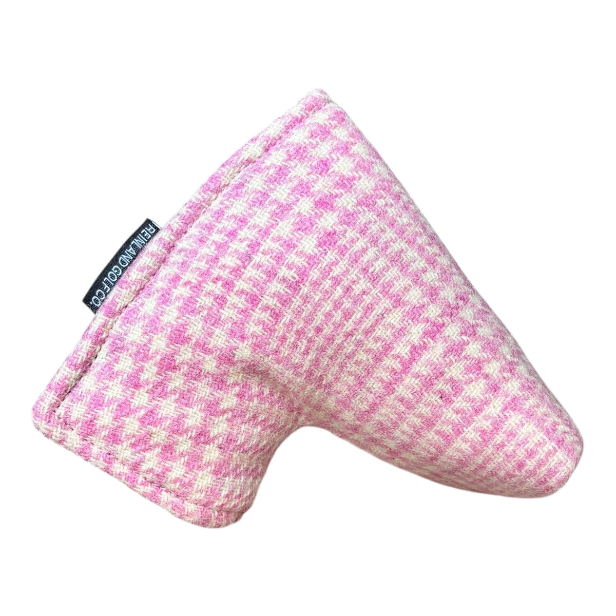 pink plaid golf putter cover