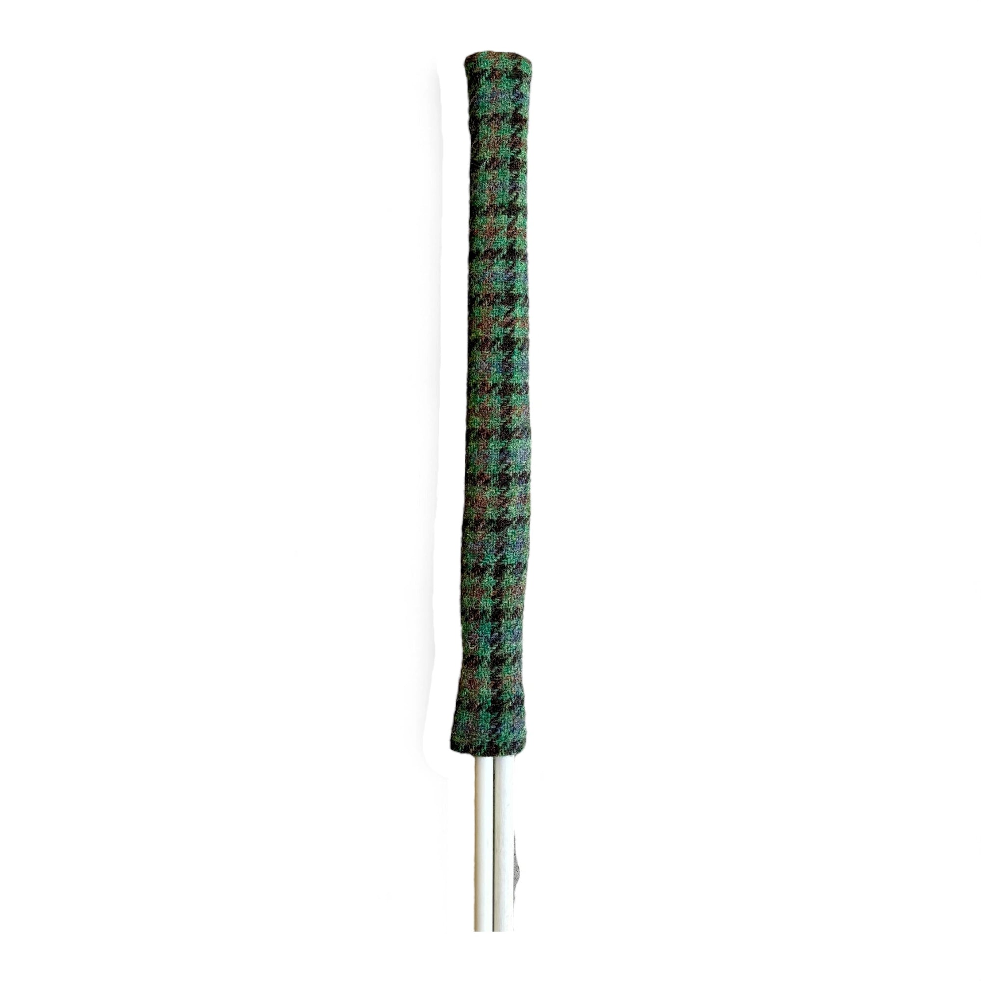 green plaid alignment stick cover