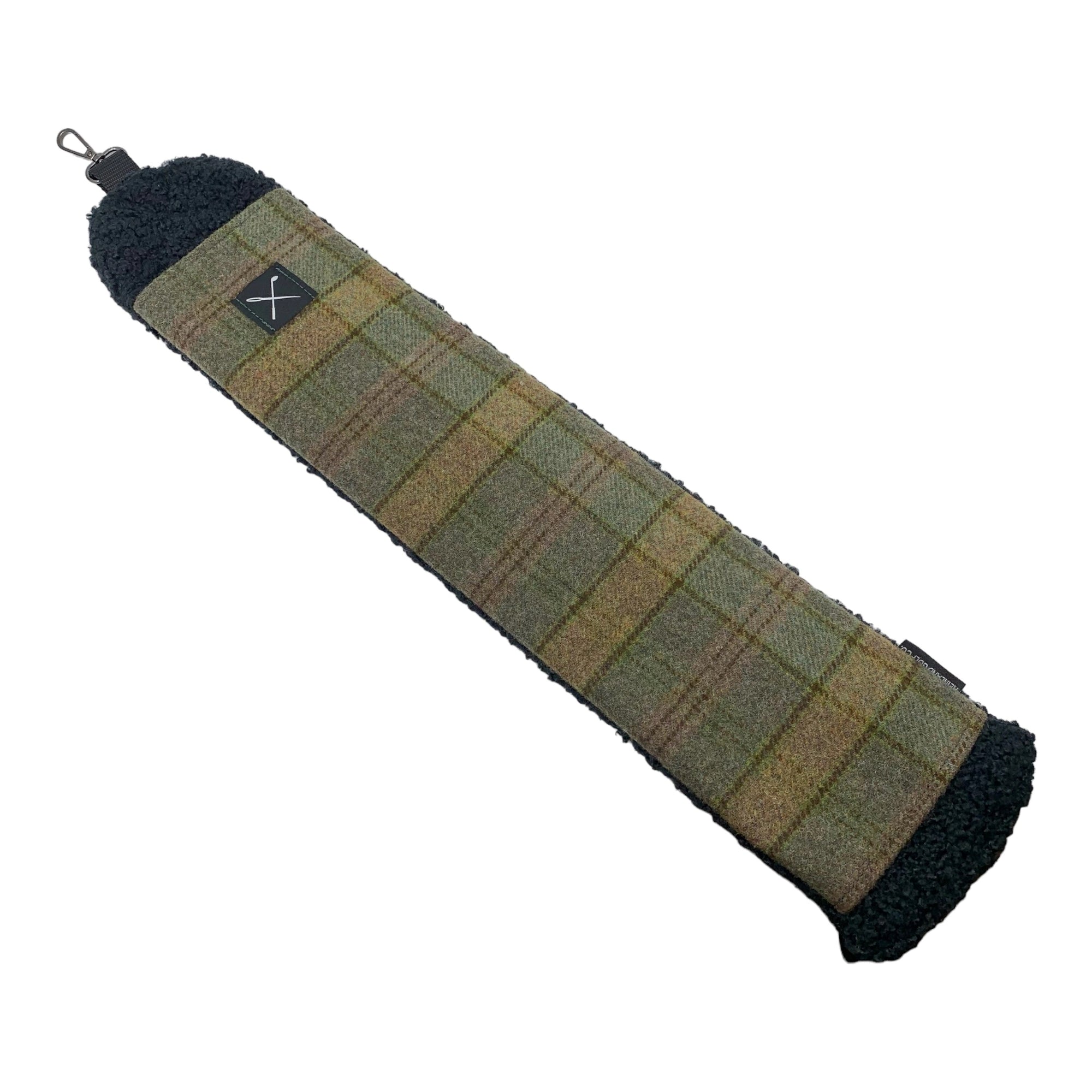 plaid golf bag strap cover