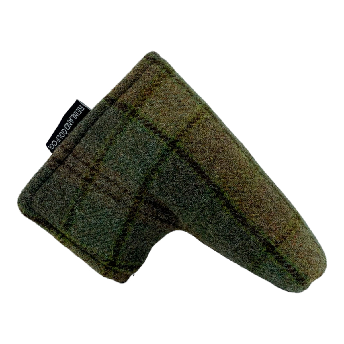 green and brown plaid putter Headcover
