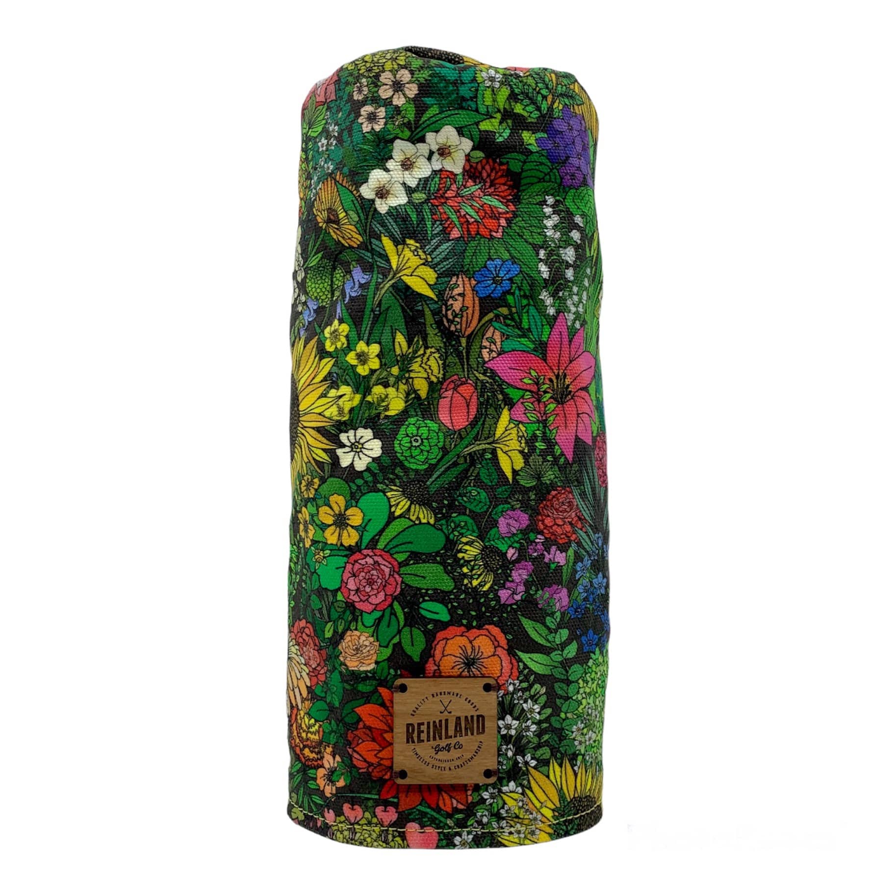 flowered golf headcover