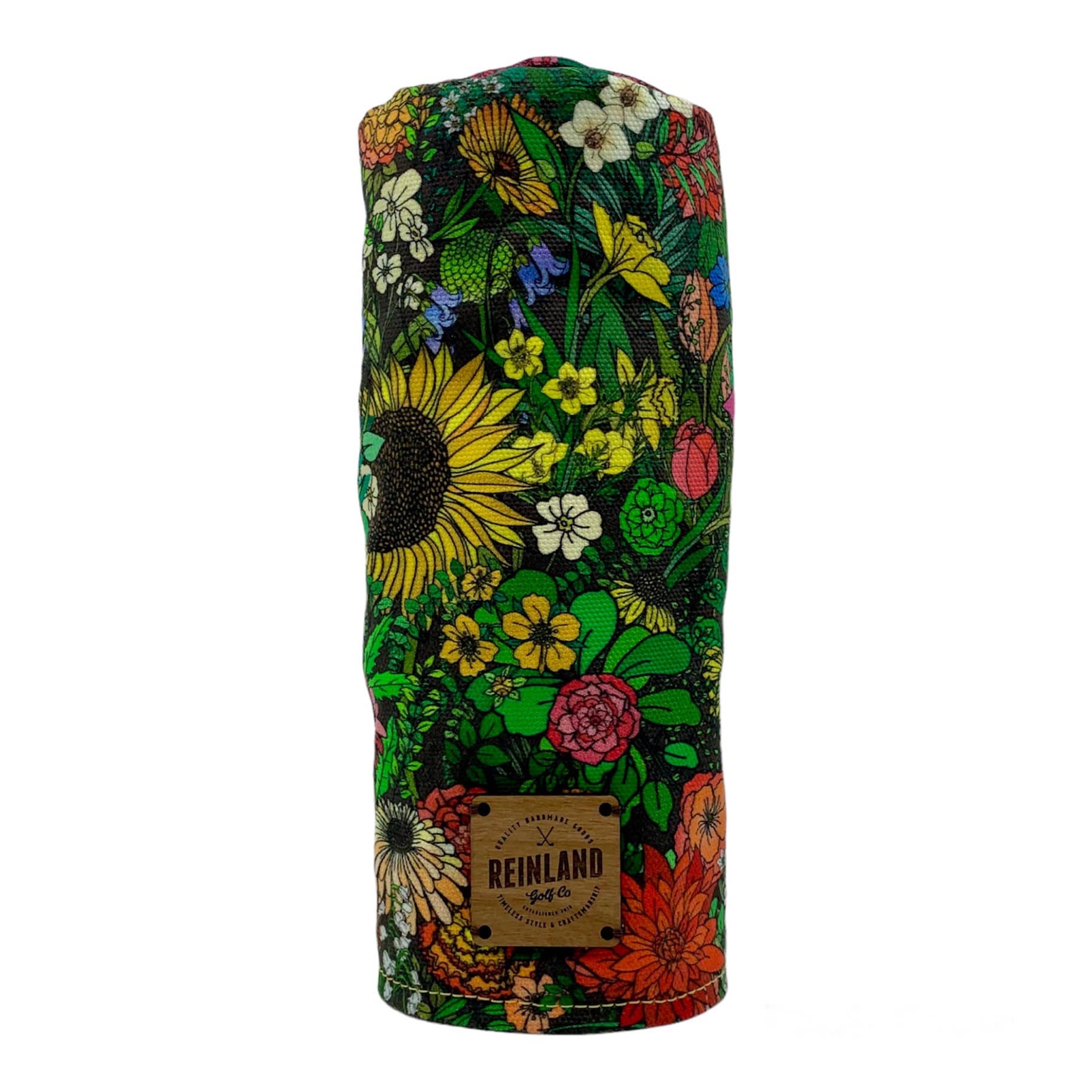 flowered golf headcover