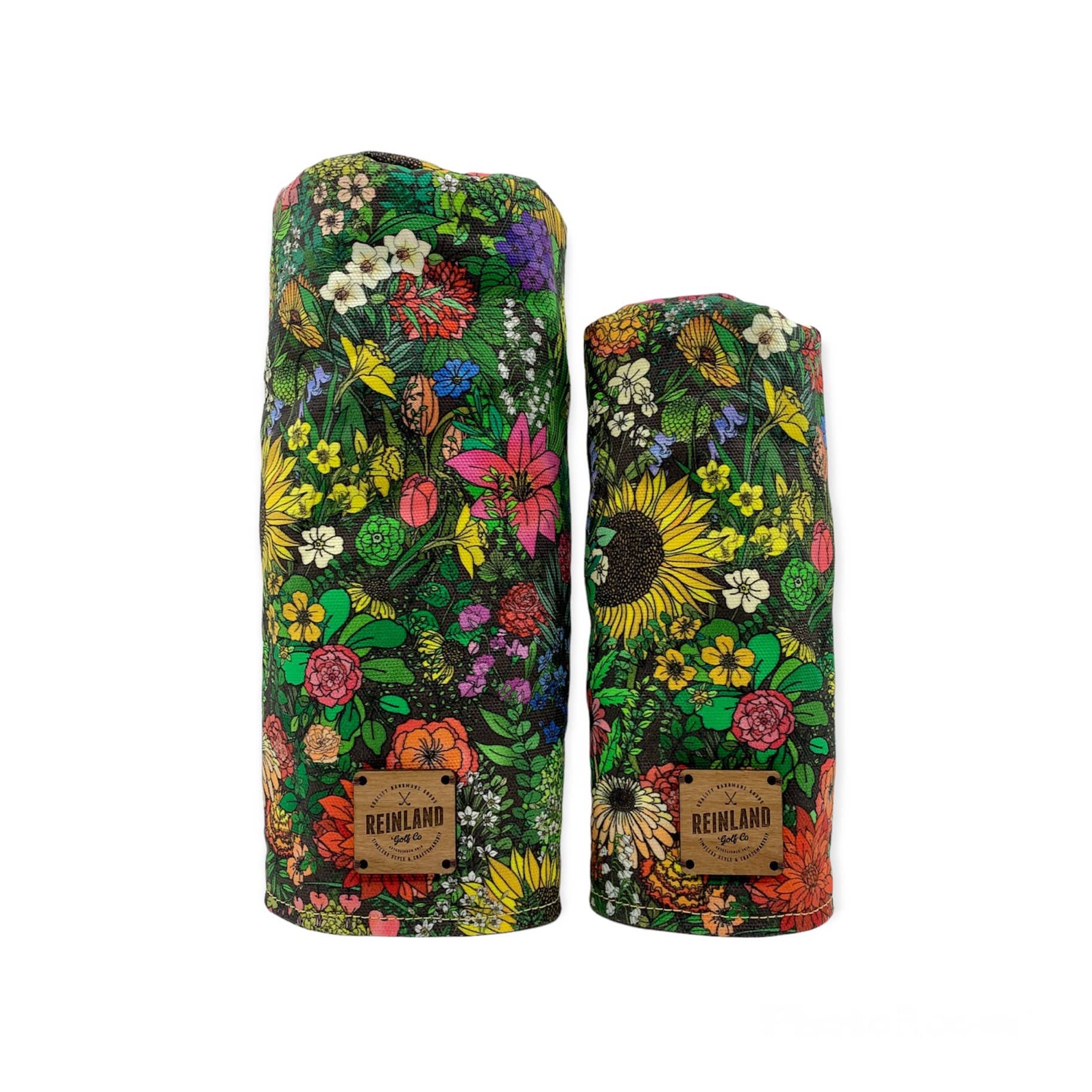 flowered golf headcover