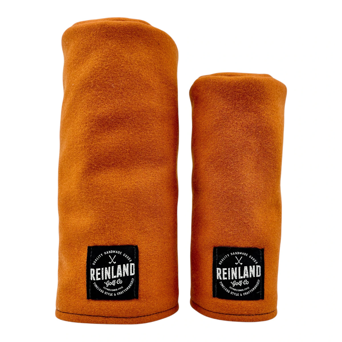 Orange golf headcovers