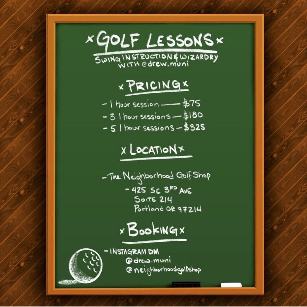 Golf Lesson prices
