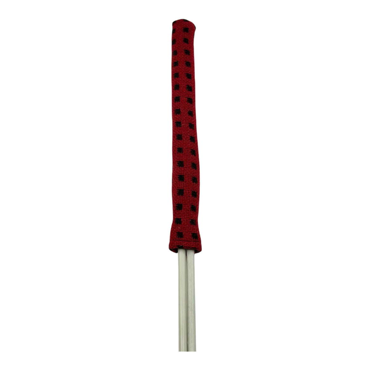 red and black alignment stick cover