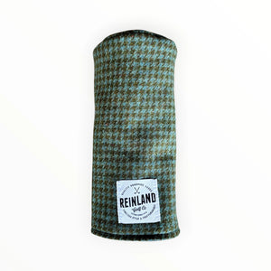 Reinland Golf Co. King Samson Harris Tweed Wool Houndstooth Fairway Golf Headcover