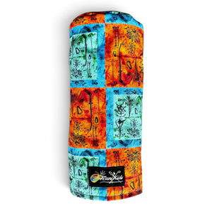 blue and orange golf headcover