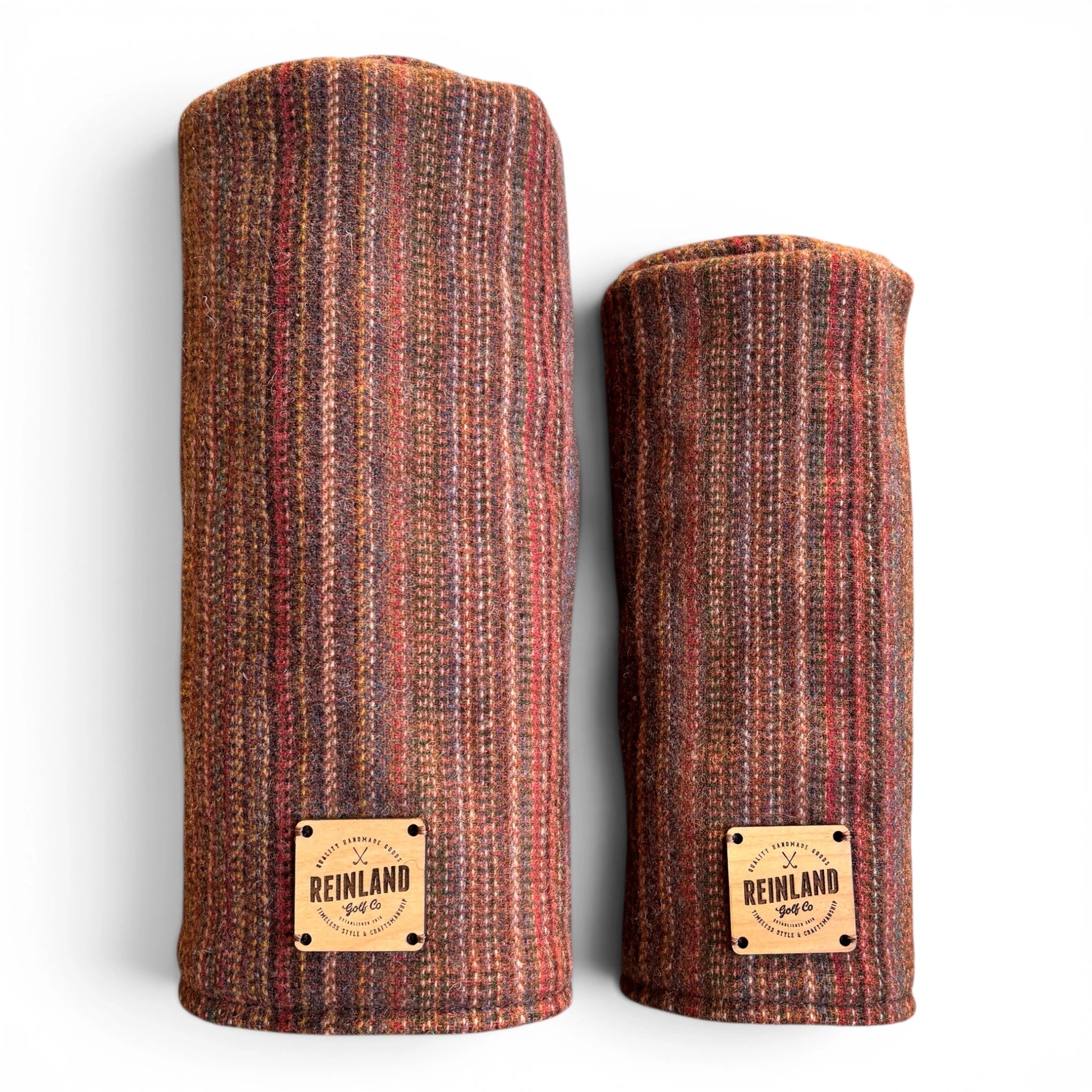 striped wool golf headcovers