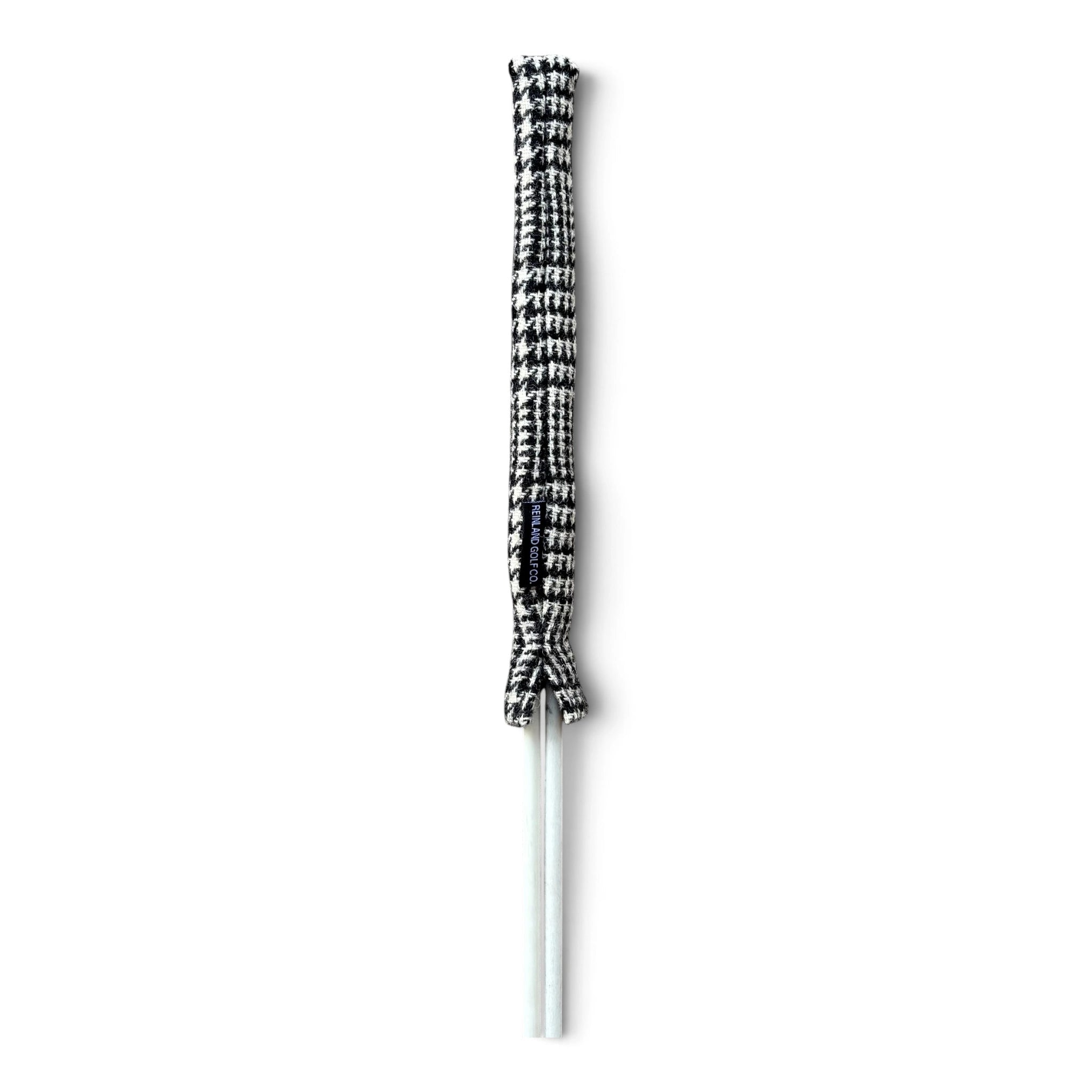 plaid houndstooth wool alignment stick cover