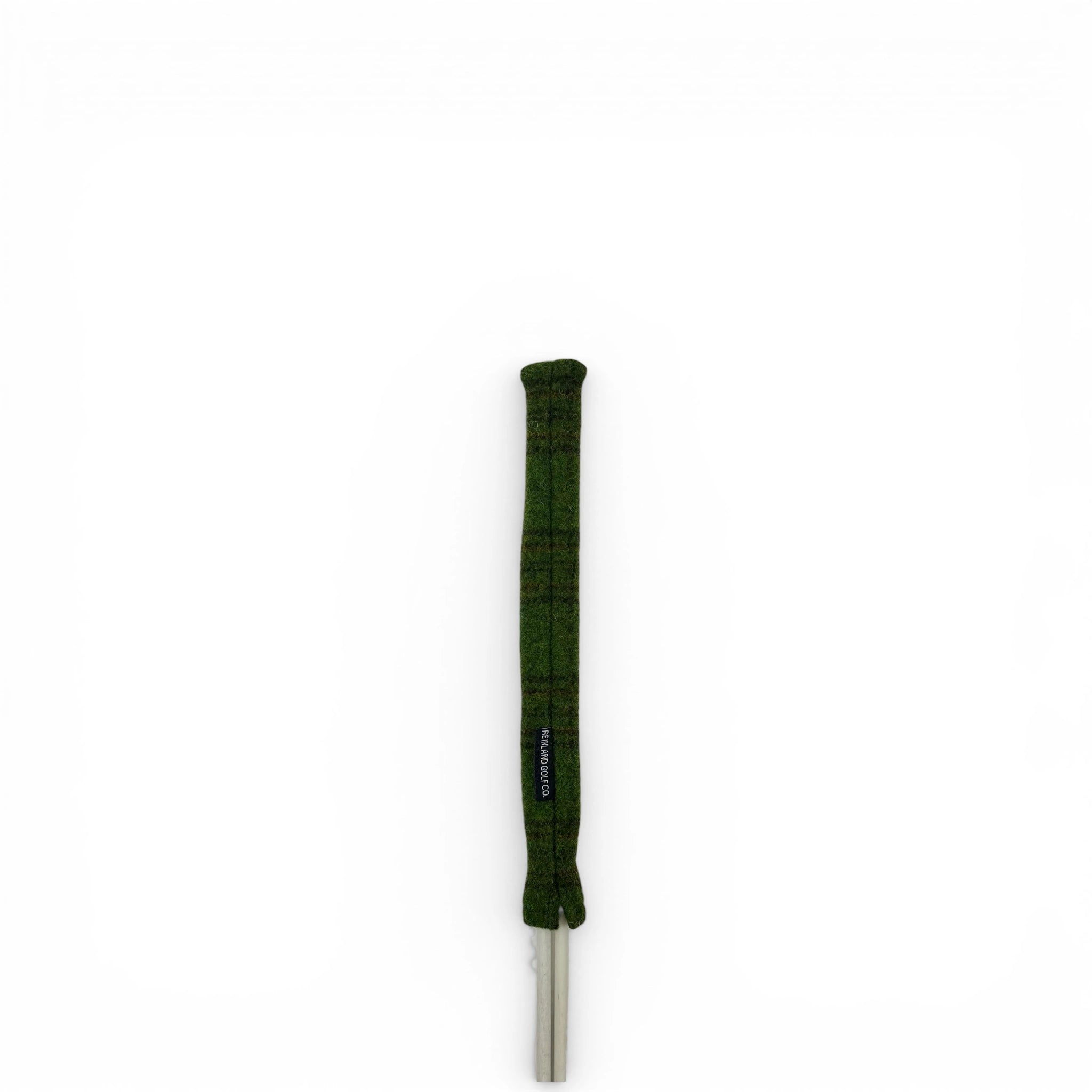 green plaid golf alignment stick cover