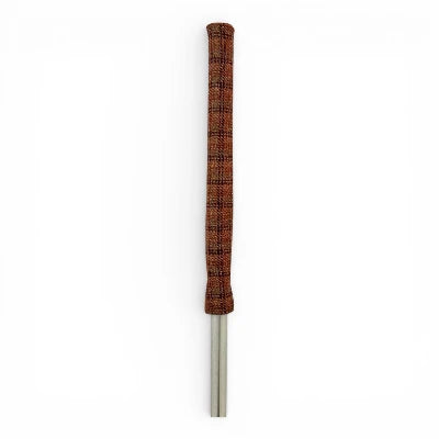orange plaid alignment stick cover