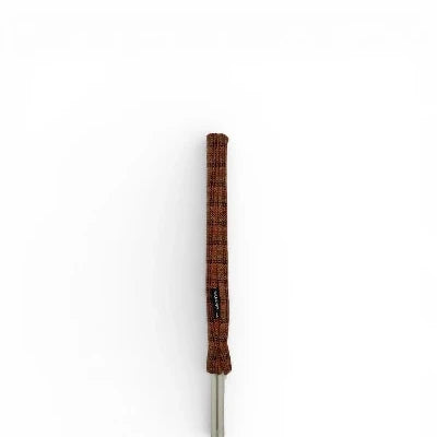 orange plaid wool alignment stick cover