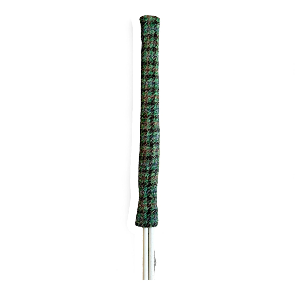 green plaid alignment stick cover