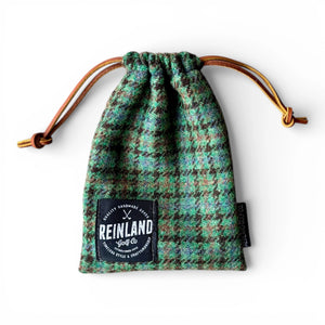 green plaid small bag