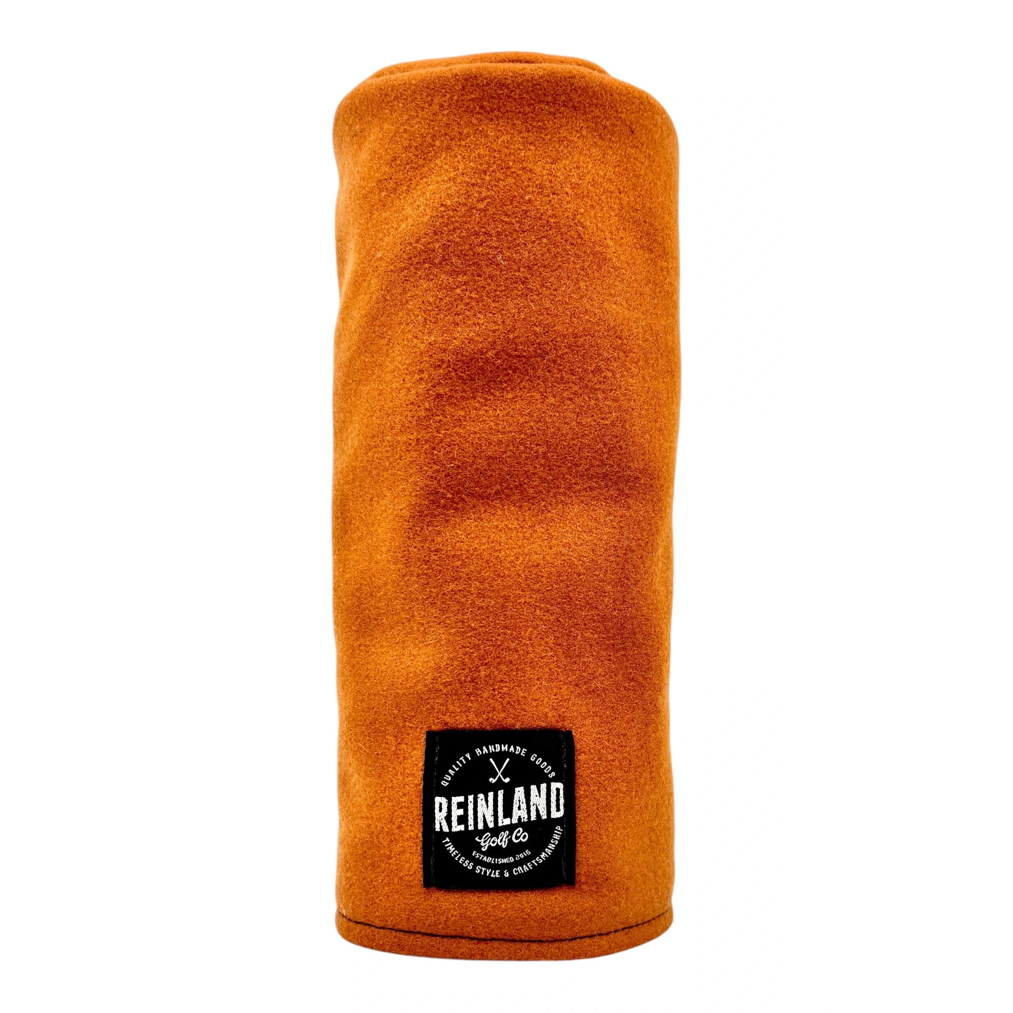 Orange golf headcovers