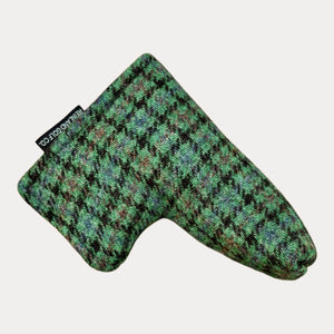 green plaid putter cover