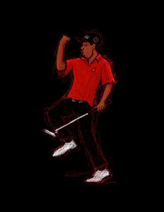 Tiger Woods fist pump