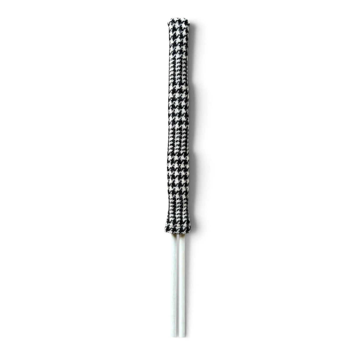 plaid houndstooth wool alignment stick cover
