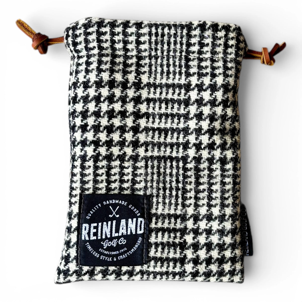 Black and White Plaid pouch 