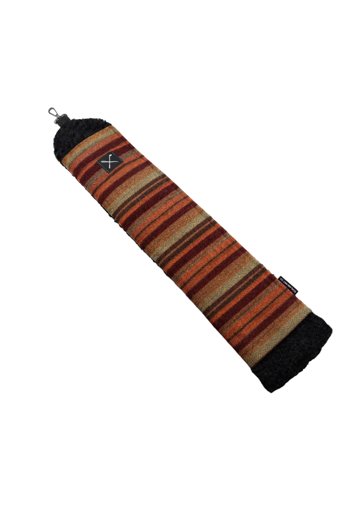 orange striped Quinault Bag Strap Cover