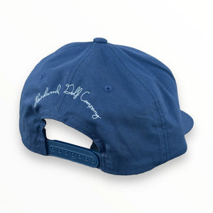 navy blue reinland golf co snapback hat