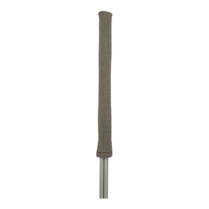 brown and cream herringbone alignment stick cover