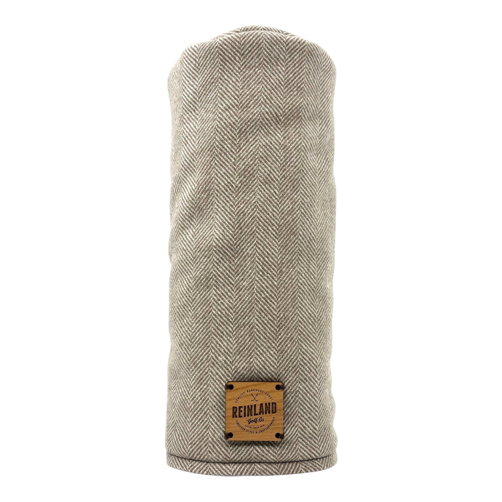 herringbone patterned driver head cover