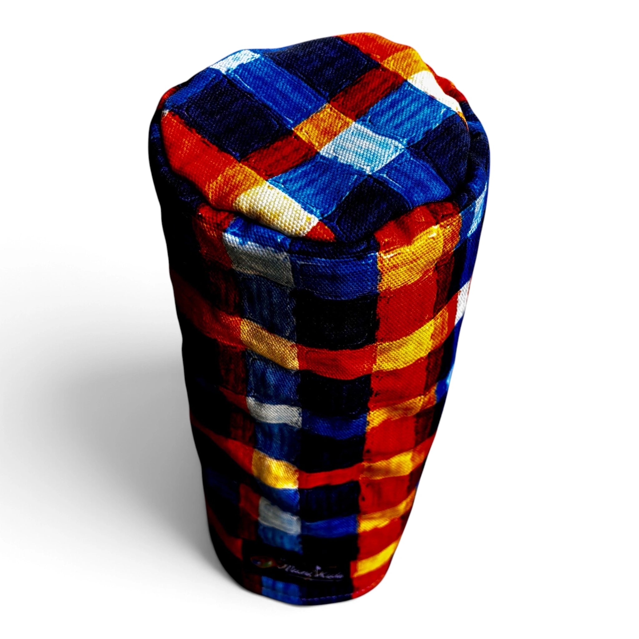 top of plaid golf headcover